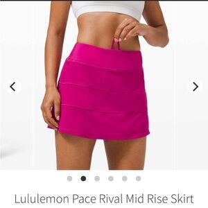 Lululemon Pace Rival Skirt 10